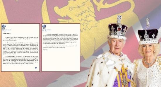 King Charles III Wishes SL on Independence Day